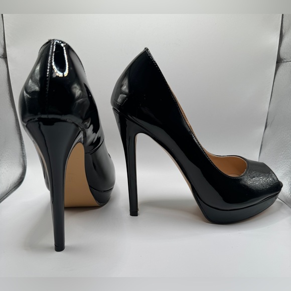 Gorgeous open toe stiletto high heels sz 8.5 new with box - Picture 3 of 5